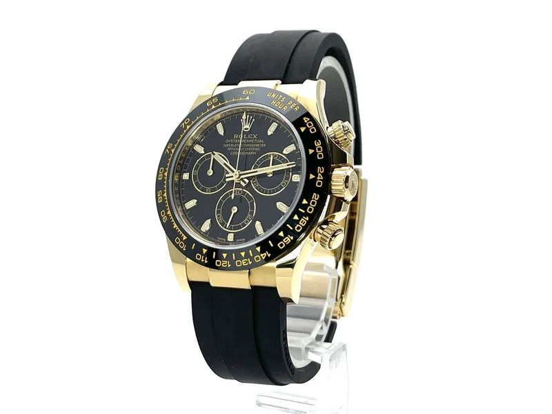 Rolex Daytona 116518LN Gelbgold Oysterflex Schwarz 2020