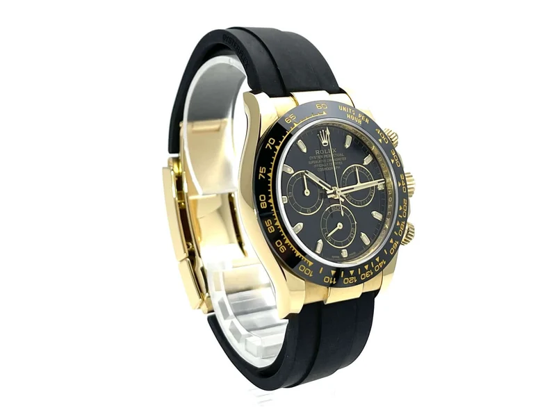 Rolex Daytona 116518LN Gelbgold Oysterflex Schwarz 2020