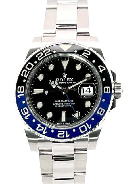 Rolex GMT Master II Edelstahl 126710BLNR Oyster-Band