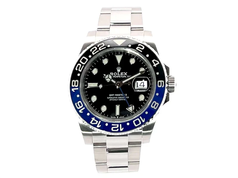 Rolex GMT Master II Edelstahl 126710BLNR Oyster-Band