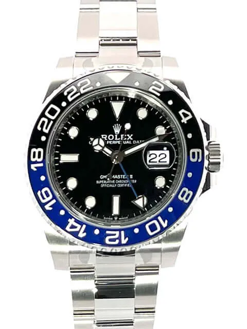 Rolex GMT Master II Edelstahl 126710BLNR Oyster-Band