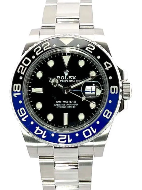 Rolex GMT Master II Edelstahl 126710BLNR Oyster-Band