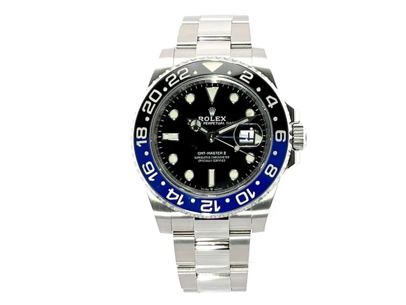 Rolex GMT Master II Edelstahl 126710BLNR Oyster-Band