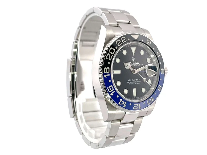 Rolex GMT Master II Edelstahl 126710BLNR Oyster-Band