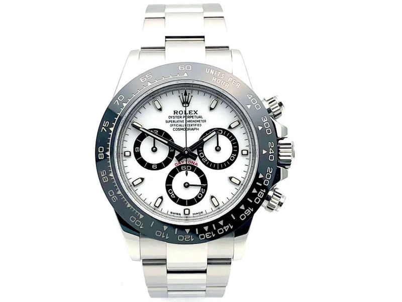 Rolex Daytona Edelstahl 116500LN Weiß ungetragen aus 2019