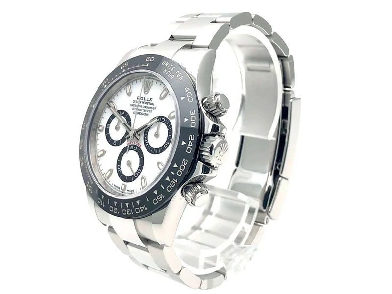 Rolex Daytona Edelstahl 116500LN Weiß ungetragen aus 2019