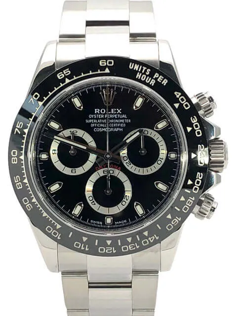 Rolex Daytona Edelstahl 116500LN Schwarz aus 2016
