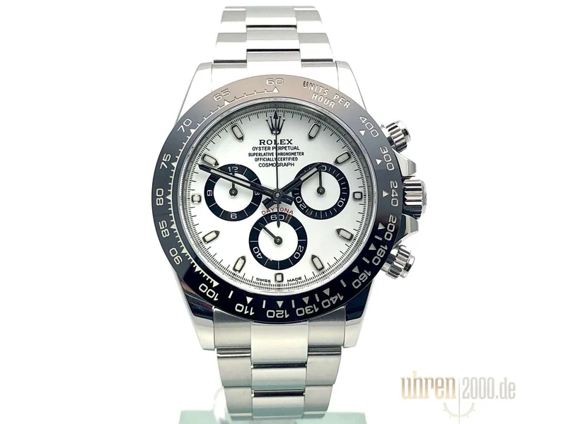 Rolex Daytona Edelstahl 116500LN Weiß ungetragen aus 2018 LC100