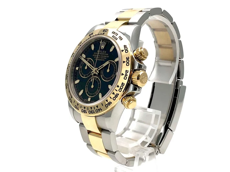 Rolex Daytona Edelstahl Gelbgold 116503 Schwarz aus 12-2019