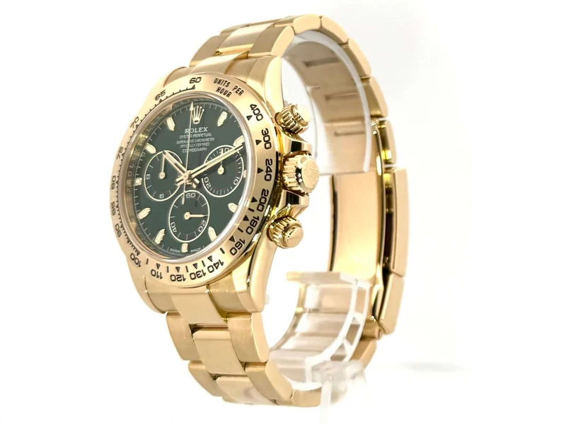 Rolex Cosmograph Daytona Gelbgold 116508 Grün