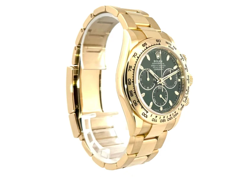Rolex Cosmograph Daytona Gelbgold 116508 Grün