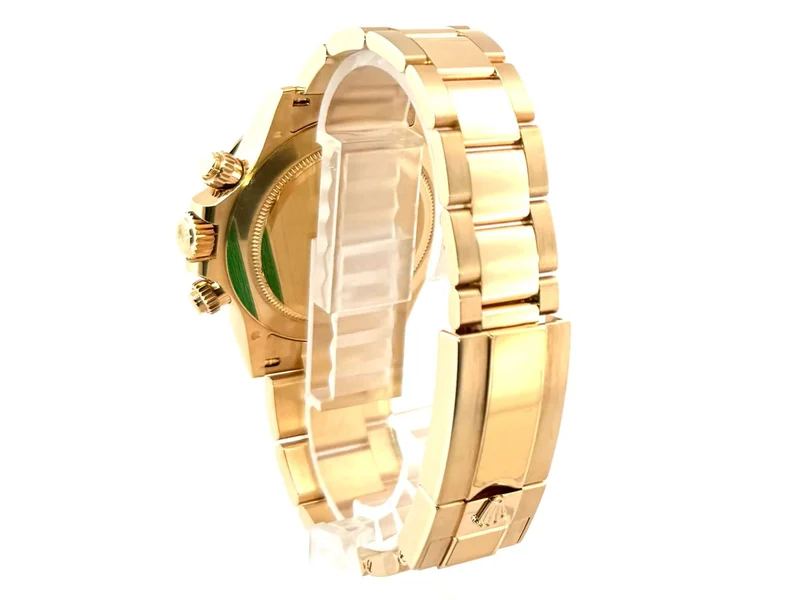 Rolex Cosmograph Daytona Gelbgold 116508 Schwarz Champagner