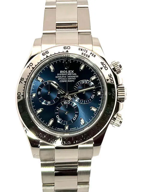 Rolex Cosmograph Daytona 116509 Weißgold Blau
