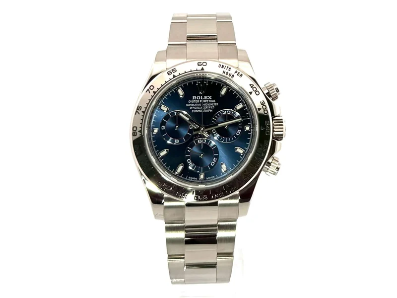 Rolex Cosmograph Daytona 116509 Weißgold Blau