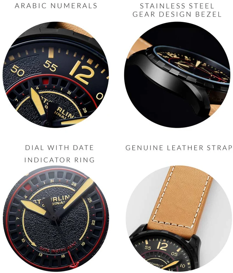 Rogue 455 Quartz 44mm Aviator