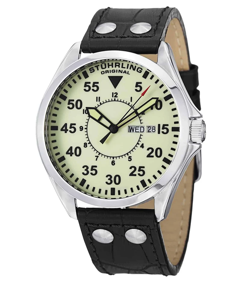 Stührling Trackmaster II 479 Quartz 44mm Aviator