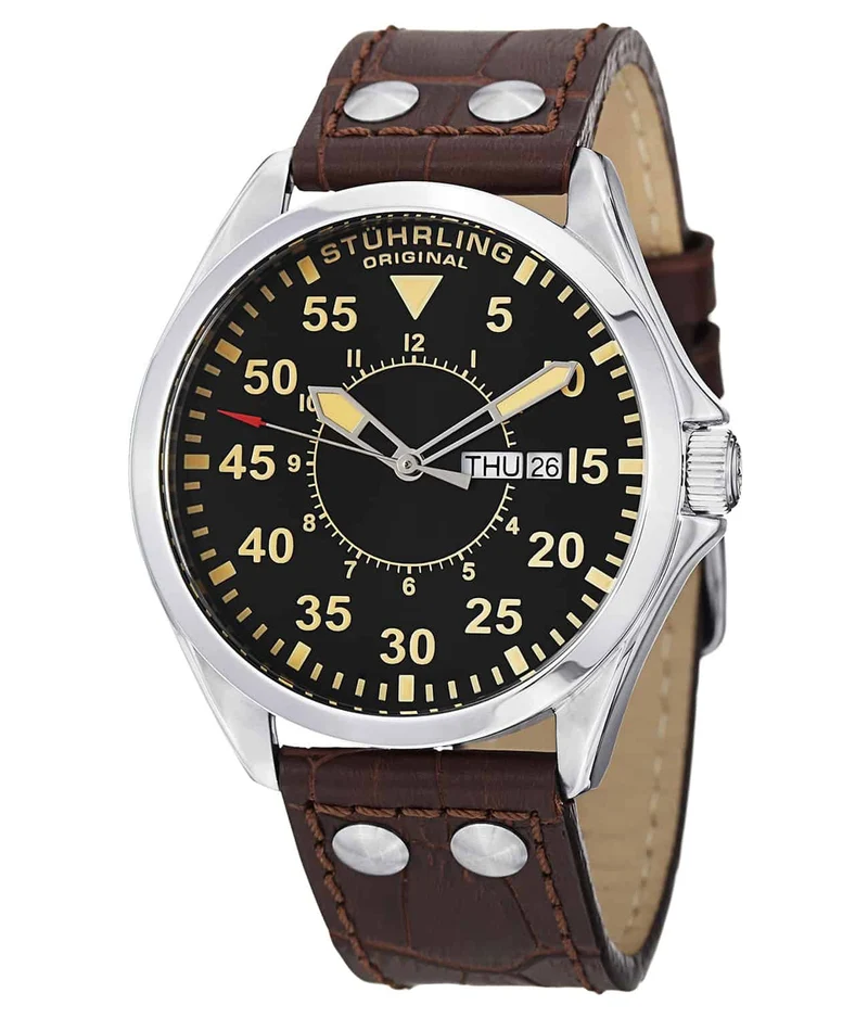 Stührling Trackmaster II 479 Quartz 44mm Aviator