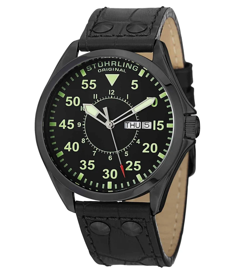 Stührling Trackmaster II 479 Quartz 44mm Aviator