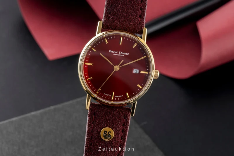 Bruno Söhnle Glashütte Rondo gilt / steel quartz women's watch 17-33106-541 LP: 0EUR [2601717]