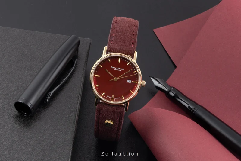 Bruno Söhnle Glashütte Rondo gilt / steel quartz women's watch 17-33106-541 LP: 0EUR [2601717]