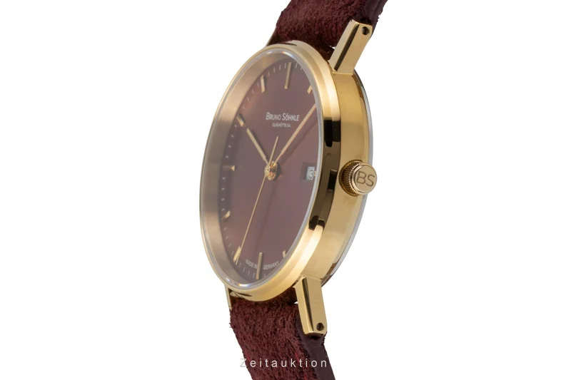 Bruno Söhnle Glashütte Rondo gilt / steel quartz women's watch 17-33106-541 LP: 0EUR [2601717]