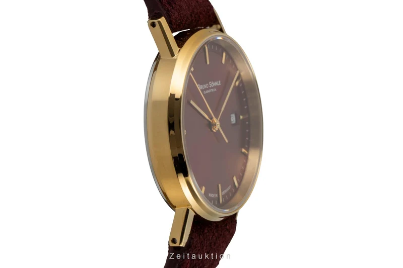 Bruno Söhnle Glashütte Rondo gilt / steel quartz women's watch 17-33106-541 LP: 0EUR [2601717]