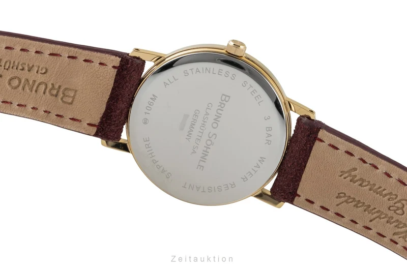 Bruno Söhnle Glashütte Rondo gilt / steel quartz women's watch 17-33106-541 LP: 0EUR [2601717]