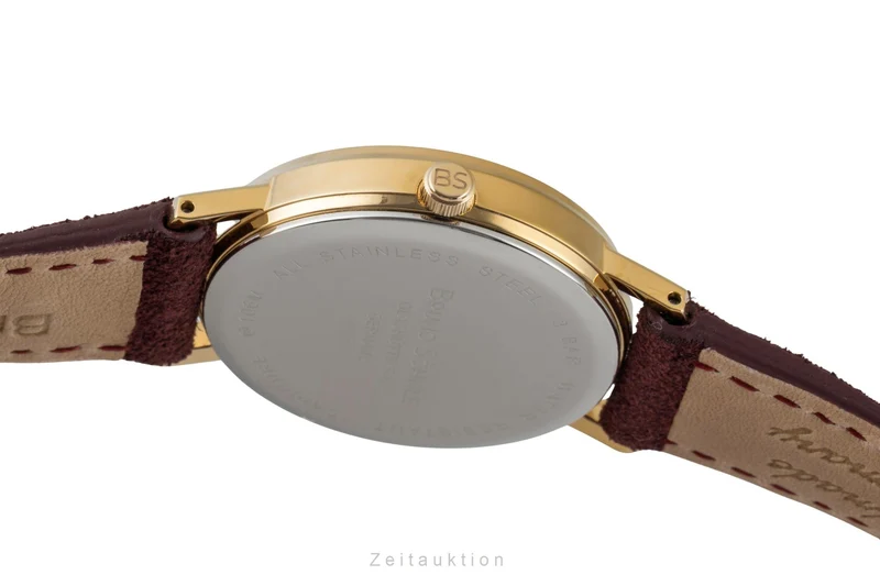Bruno Söhnle Glashütte Rondo gilt / steel quartz women's watch 17-33106-541 LP: 0EUR [2601717]