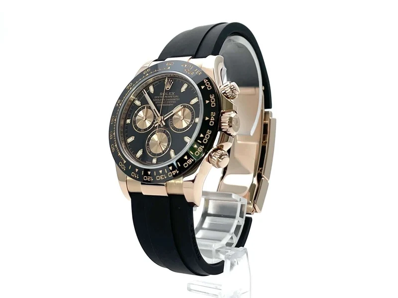 Rolex Daytona Everose-Gold 116515LN Schwarz Oysterflex ungetragen 2019