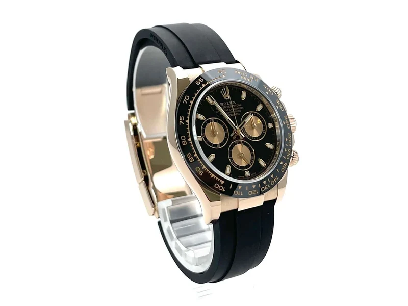 Rolex Daytona Everose-Gold 116515LN Schwarz Oysterflex ungetragen 2019