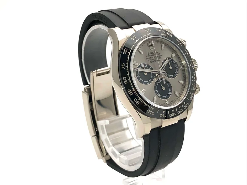 Rolex Daytona 116519LN Weißgold Oysterflex Grau aus 2017