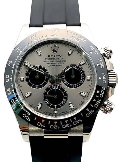 Rolex Daytona Weißgold 116519LN Oysterflex LC100 ungetragen
