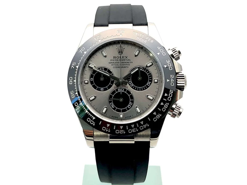Rolex Daytona Weißgold 116519LN Oysterflex LC100 ungetragen