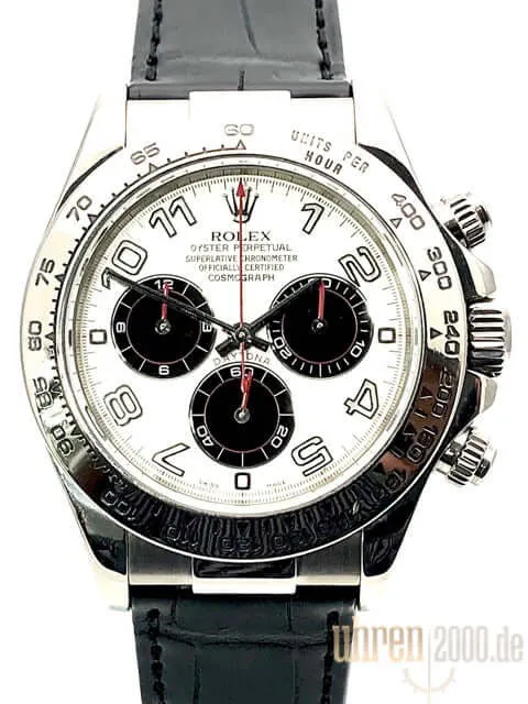 Rolex Cosmograph Daytona 116519 Weißgold Race Zifferblatt aus 2005 LC100