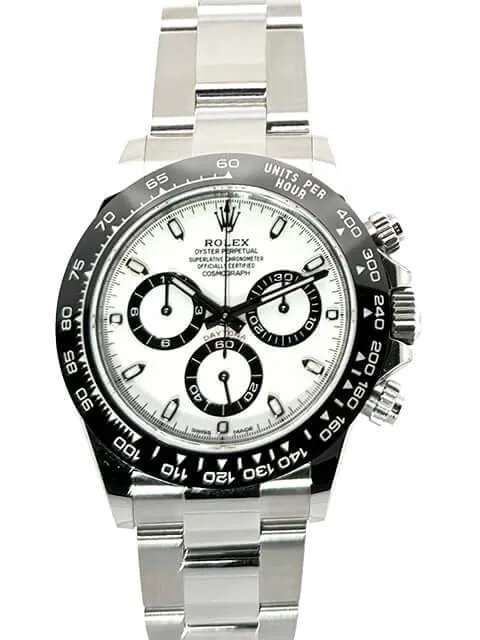Rolex Daytona Edelstahl 116500LN Weiß