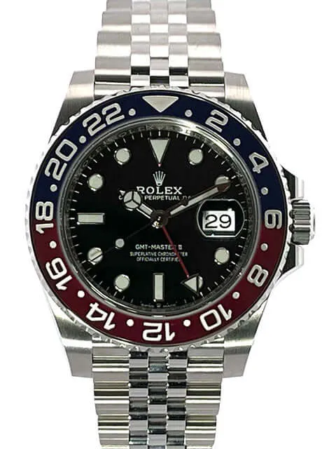 Rolex GMT Master II Edelstahl 126710BLRO LC100 aus 2019