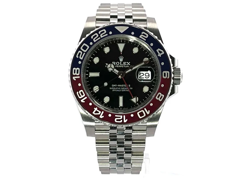Rolex GMT Master II Edelstahl 126710BLRO LC100 aus 2019