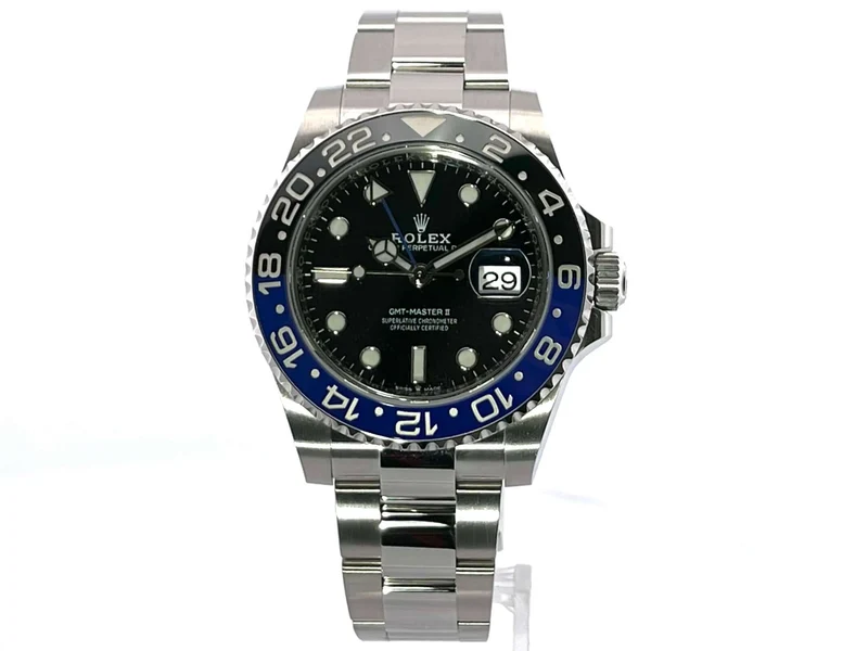 Rolex GMT Master II Edelstahl 126710BLNR Oyster-Band ungetragen 2021