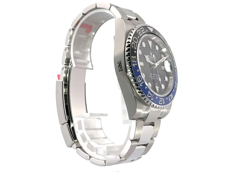 Rolex GMT Master II Edelstahl 126710BLNR Oyster-Band 12-2021 verklebt