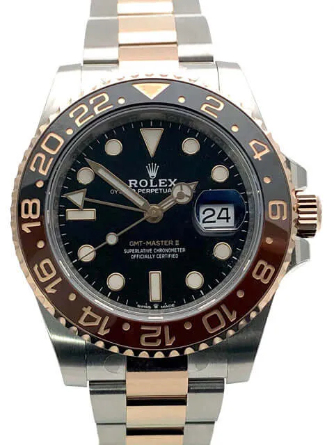Rolex GMT-Master II Edelstahl Everose-Gold 126711CHNR verklebt