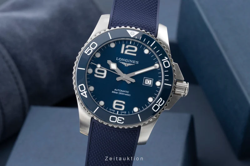 Longines Hydro Conquest steel automatic men's watch L3.782.4.96.9 LP: 1950EUR [2601171]