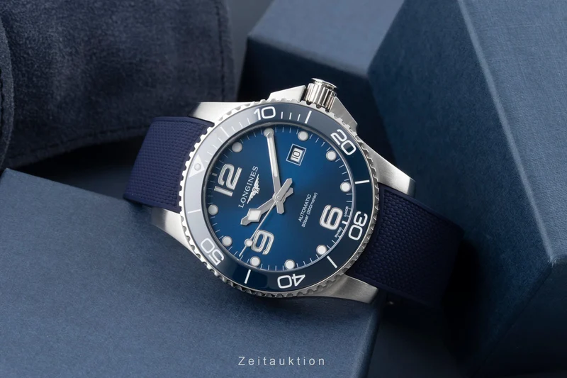 Longines Hydro Conquest steel automatic men's watch L3.782.4.96.9 LP: 1950EUR [2601171]