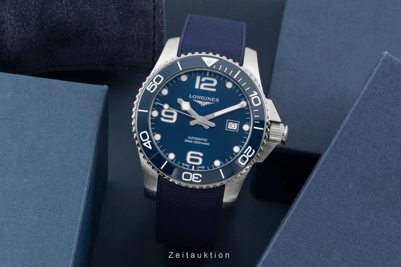 Longines Hydro Conquest steel automatic men's watch L3.782.4.96.9 LP: 1950EUR [2601171]