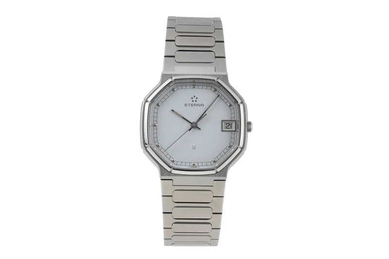 Eterna steel quartz men's watch 115.4227.41 [2601134]