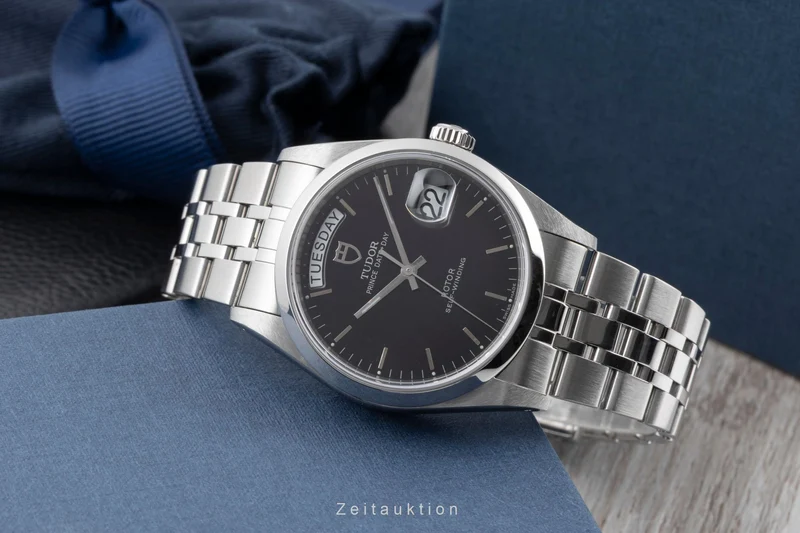 Tudor Date-Day steel automatic men's watch 76200 [2600967]