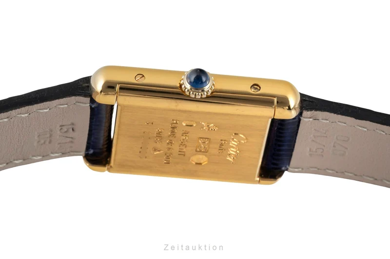 Cartier Tank silver-gilt manual winding women's watch 3 [2601027]