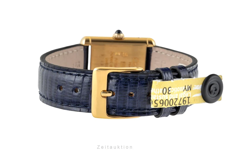 Cartier Tank silver-gilt manual winding women's watch 3 [2601027]