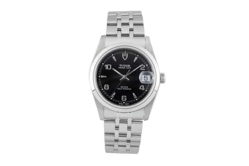 Tudor Prince Date steel automatic men's watch 74000N [2600423]
