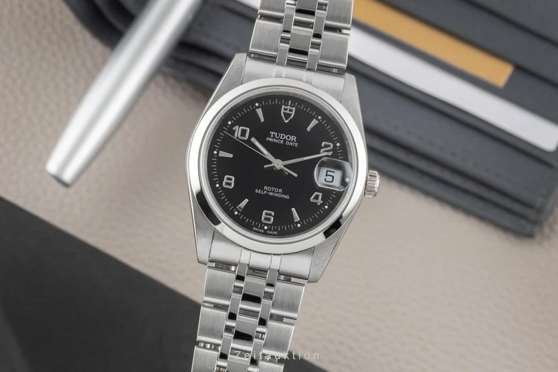 Tudor Prince Date steel automatic men's watch 74000N [2600423]