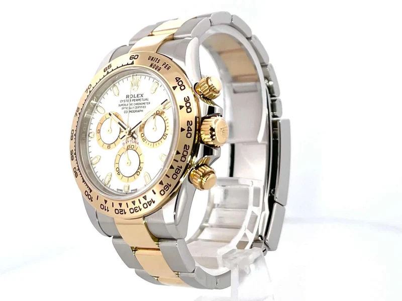 Rolex Daytona Edelstahl - Gelbgold 116503 Weiss